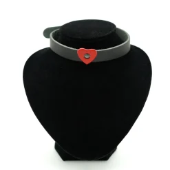 Clearance Bullet 691row red heart - Choker Pikkutuhmaa|Pride