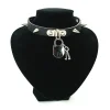 Online Bullet 691row small cone spike and padlock - Choker Goottikamaa|Punk!