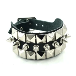 Discount 2row small pyramid and 1row spike - Niittiranneke Goottikamaa|Nahka- Ja Niittirannekkeet