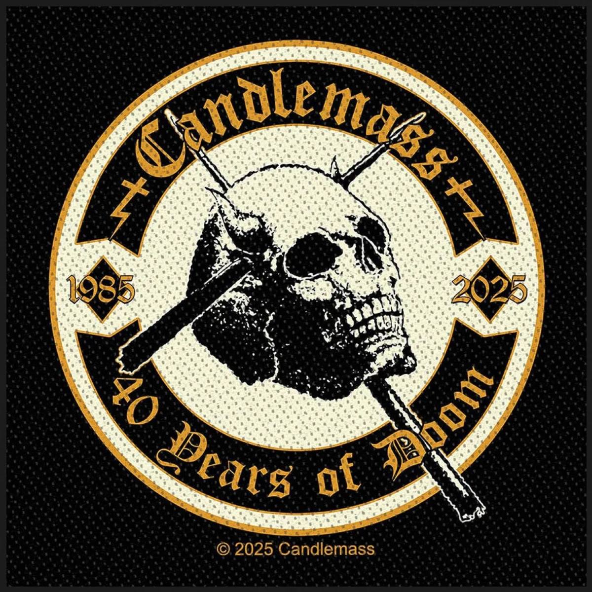 Sale Candlemass: 40 Years Of Doom - Kangasmerkki Goottikamaa|Candlemass