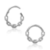 New Chain design - Saranallinen lävistysrengas Lävistyskorut|Lävistys- Ja Venytyskorut