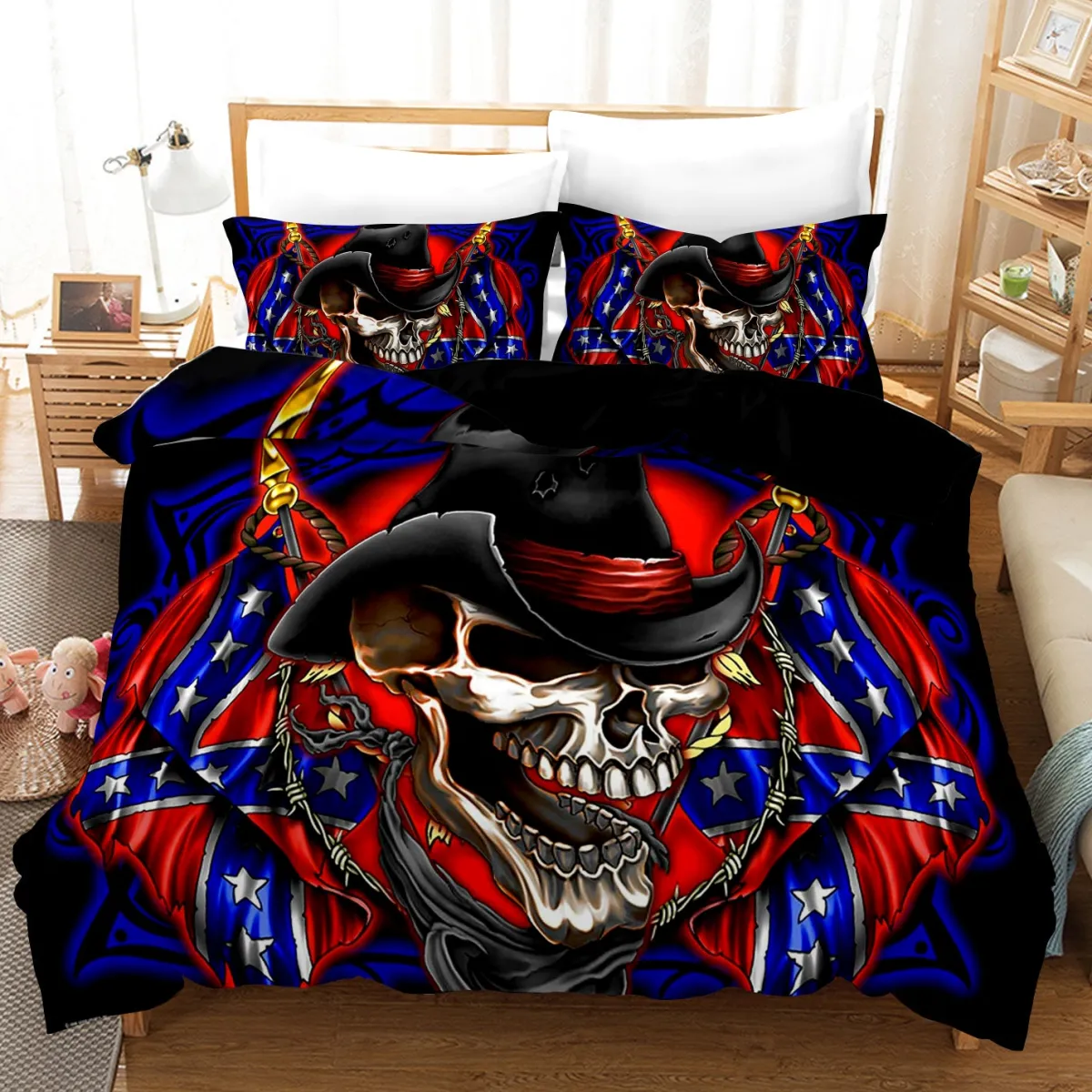 Discount Confederate - Pussilakana + tyynyliina Rock´N´Roll Lifestyle|Kantri & Western