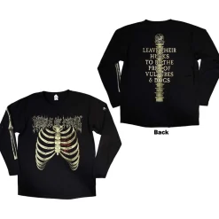 New Cradle Of Filth Skeleton - Pitkähihainen paita Pitkähihaiset Paidat|Bändipaidat