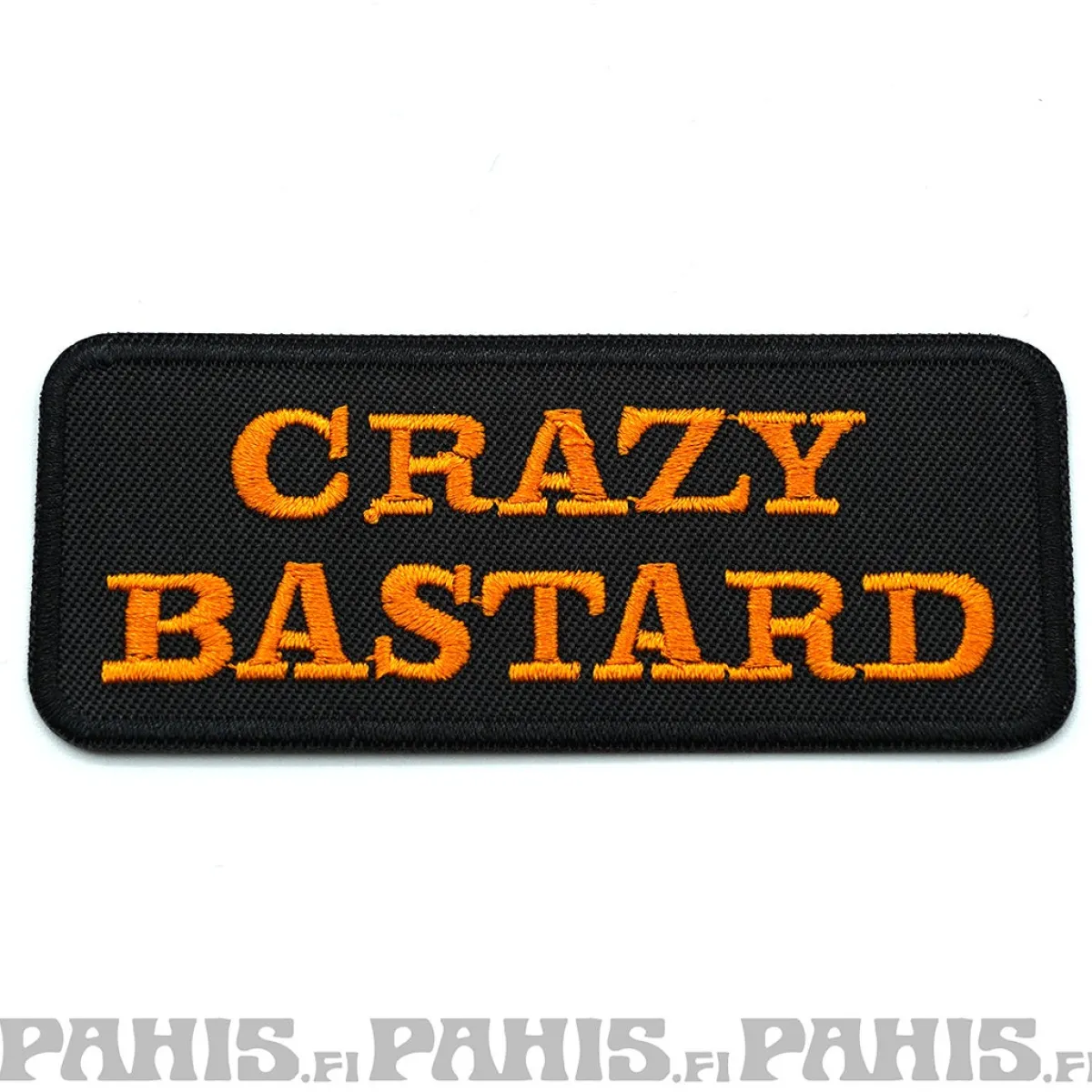 Online Crazy Bastard - kangasmerkki Haalarimerkit|Kangasmerkit