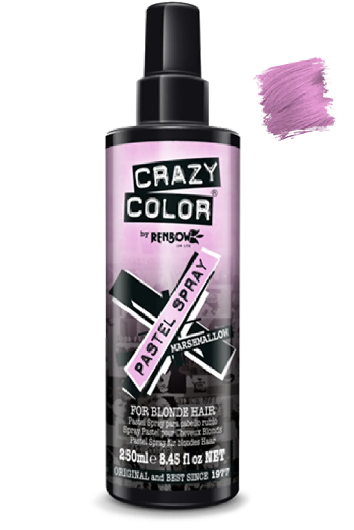 Best Pastel Spray Marshmallow Pink - Värisuihke Festarikamaa|Shokkihiusvärit