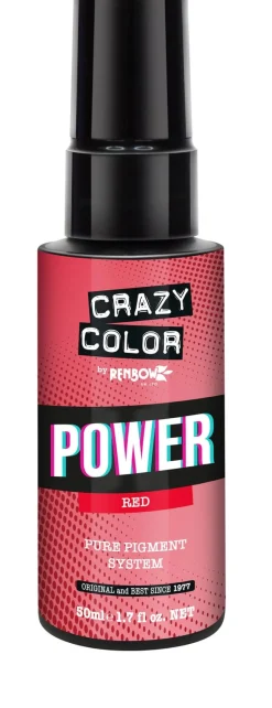 Power Pure Pigments Red - Väripigmentti Shokkihiusvärit