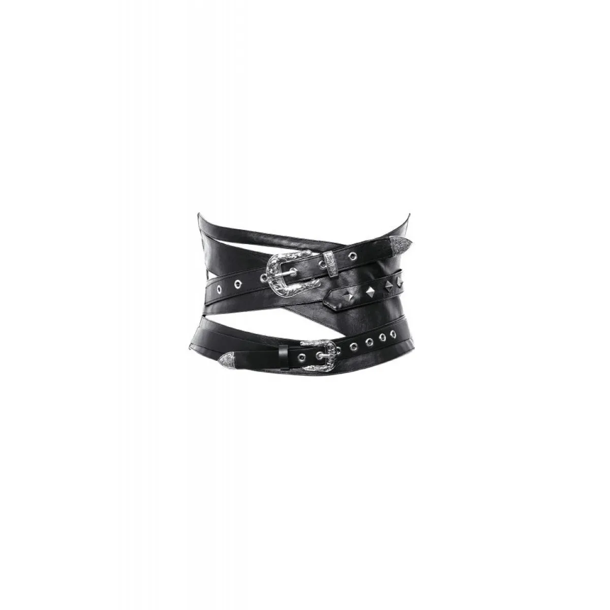 New Buckle Bandage - Korsettivyö Goottikamaa|Vyöt & Niittivyöt