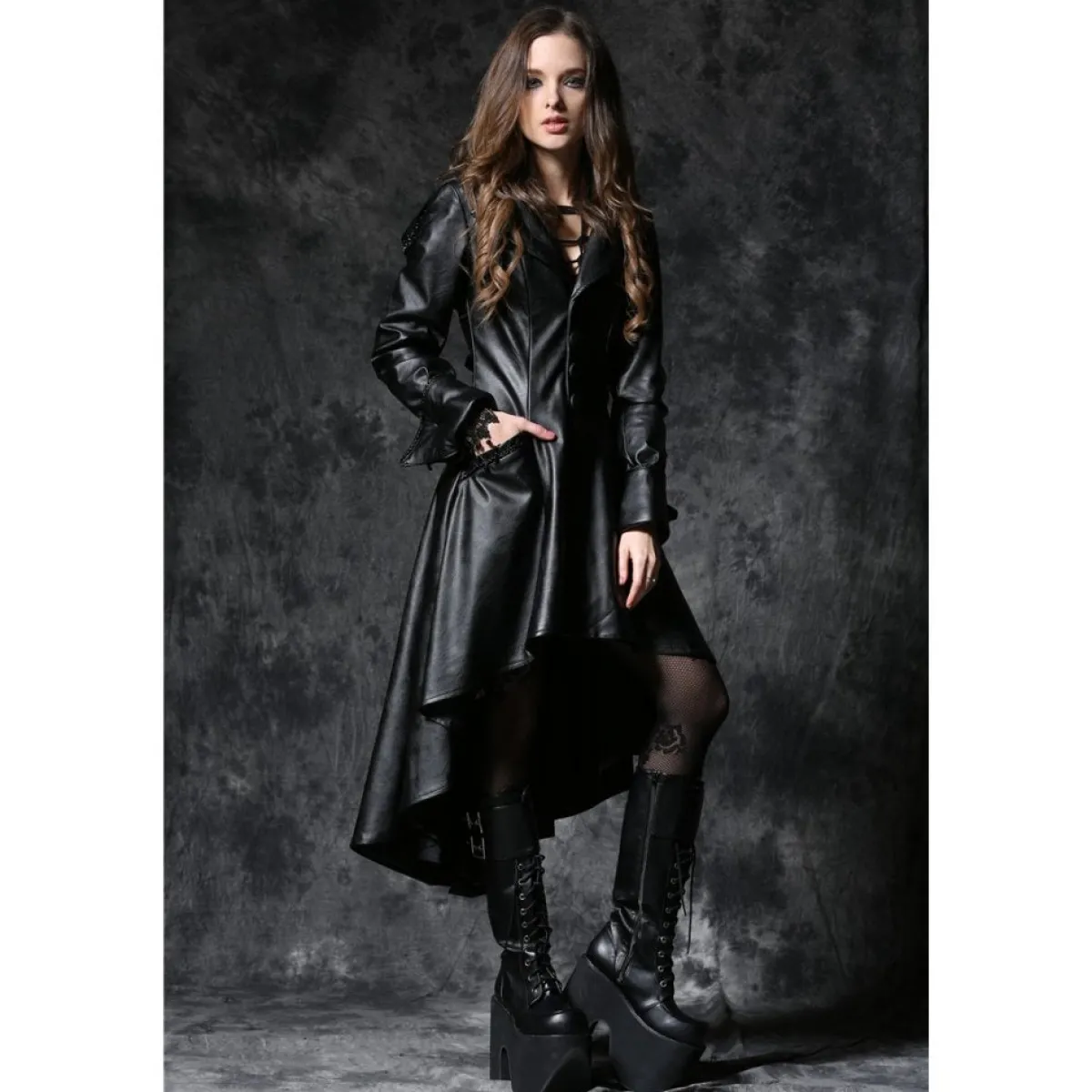 New Gothic Dovetail - Keinonahkatakki Takit|Goottikamaa