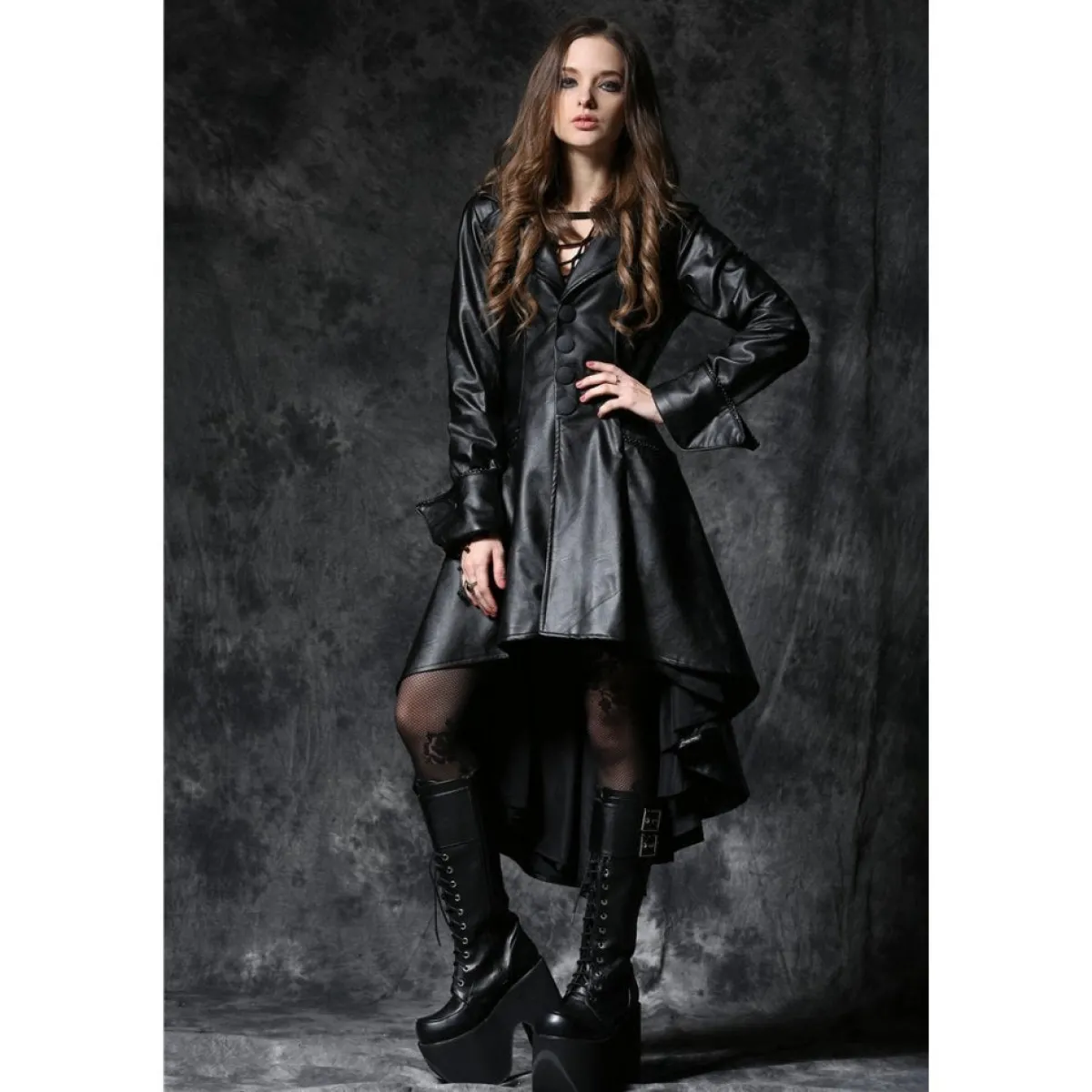 New Gothic Dovetail - Keinonahkatakki Takit|Goottikamaa