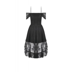 Clearance Gothic Lace Layered High-low - Mekko Mekot|Goottikamaa