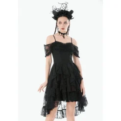 Clearance Gothic Lace Layered High-low - Mekko Mekot|Goottikamaa