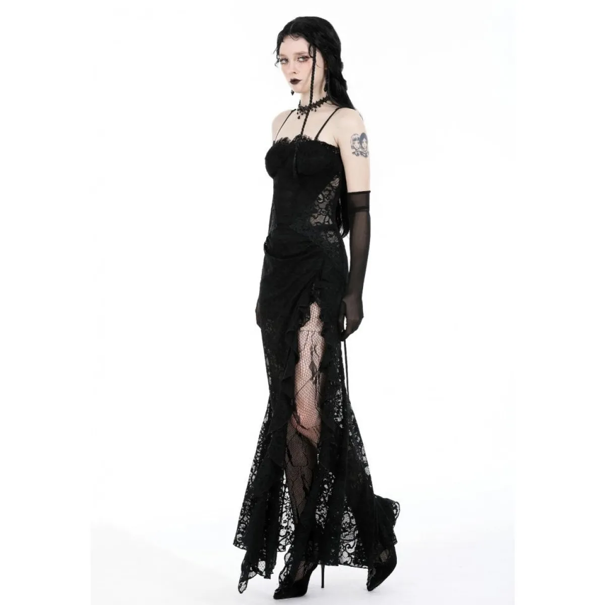 New Gothic Lace See-trough waist - Mekko Mekot|Goottikamaa