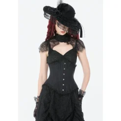 Metal Boned - Underbust korsetti Goottikamaa|Naamiaisasut
