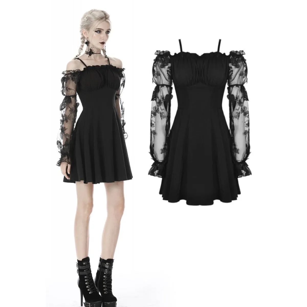 Sale Off Shoulder Lace Sleeves - Mekko Mekot
