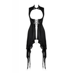 Outlet Punk Asymmetric Chiffon – Liivi Mekot|Goottikamaa
