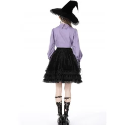 Sale Purple Witch - Kauluspaita Goottikamaa|Pitkähihaiset
