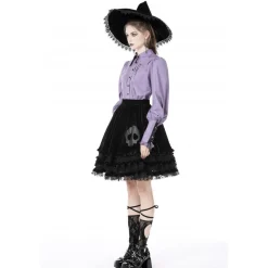 Sale Purple Witch - Kauluspaita Goottikamaa|Pitkähihaiset