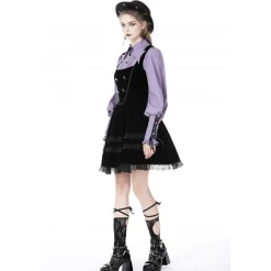Sale Purple Witch - Kauluspaita Goottikamaa|Pitkähihaiset