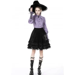 Sale Purple Witch - Kauluspaita Goottikamaa|Pitkähihaiset