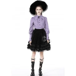 Sale Purple Witch - Kauluspaita Goottikamaa|Pitkähihaiset