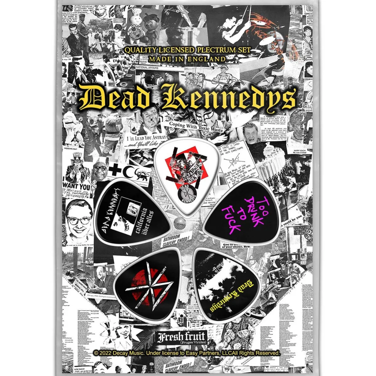 Outlet Dead Kennedys: Fresh fruit - Plektrasetti 5kpl Plektrasetit|Dead Kennedys