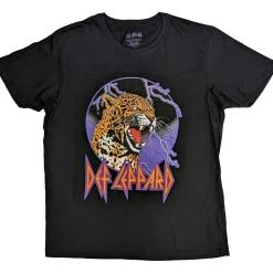 Def Leppard Lightning Leopard - T-Paita T-Paidat|Bändipaidat