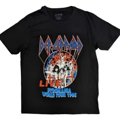 Outlet Def Leppard Pyro World Tour - T-Paita T-Paidat|Bändipaidat
