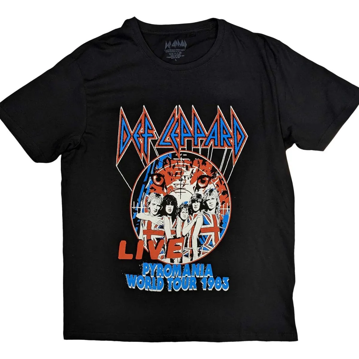 Outlet Def Leppard Pyro World Tour - T-Paita T-Paidat|Bändipaidat