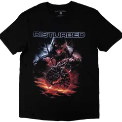Hot Disturbed: European Tour '23 Medallion -T-paita T-Paidat|Bändipaidat