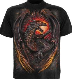 Clearance Dragon Furnace T-paita T-Paidat|Lohikäärmeet