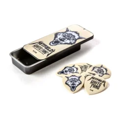 New 1,14mm Hetfield's White Fang - Plektrasetti 6kpl Metallica|Plektrat