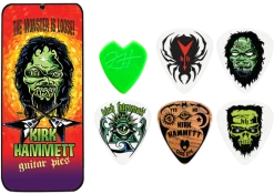 Best 0,88mm Kirk Hammet - Plektrasetti 6kpl Metallica|Plektrat