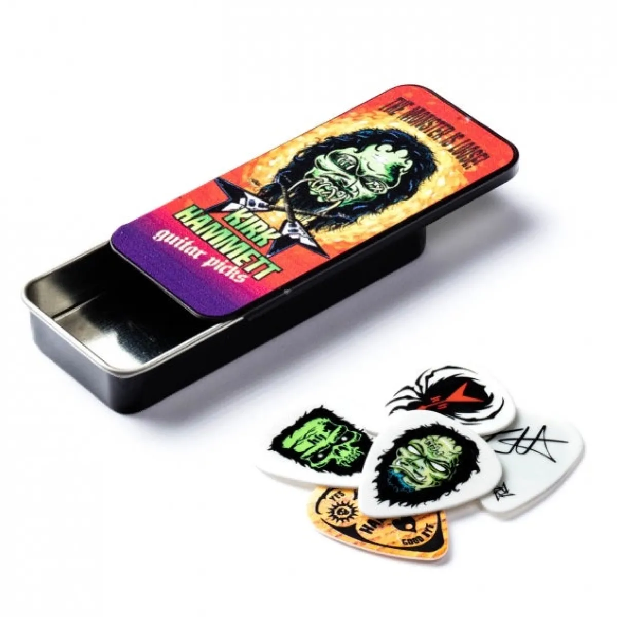 Best 0,88mm Kirk Hammet - Plektrasetti 6kpl Metallica|Plektrat