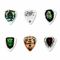 Best 0,88mm Kirk Hammet - Plektrasetti 6kpl Metallica|Plektrat