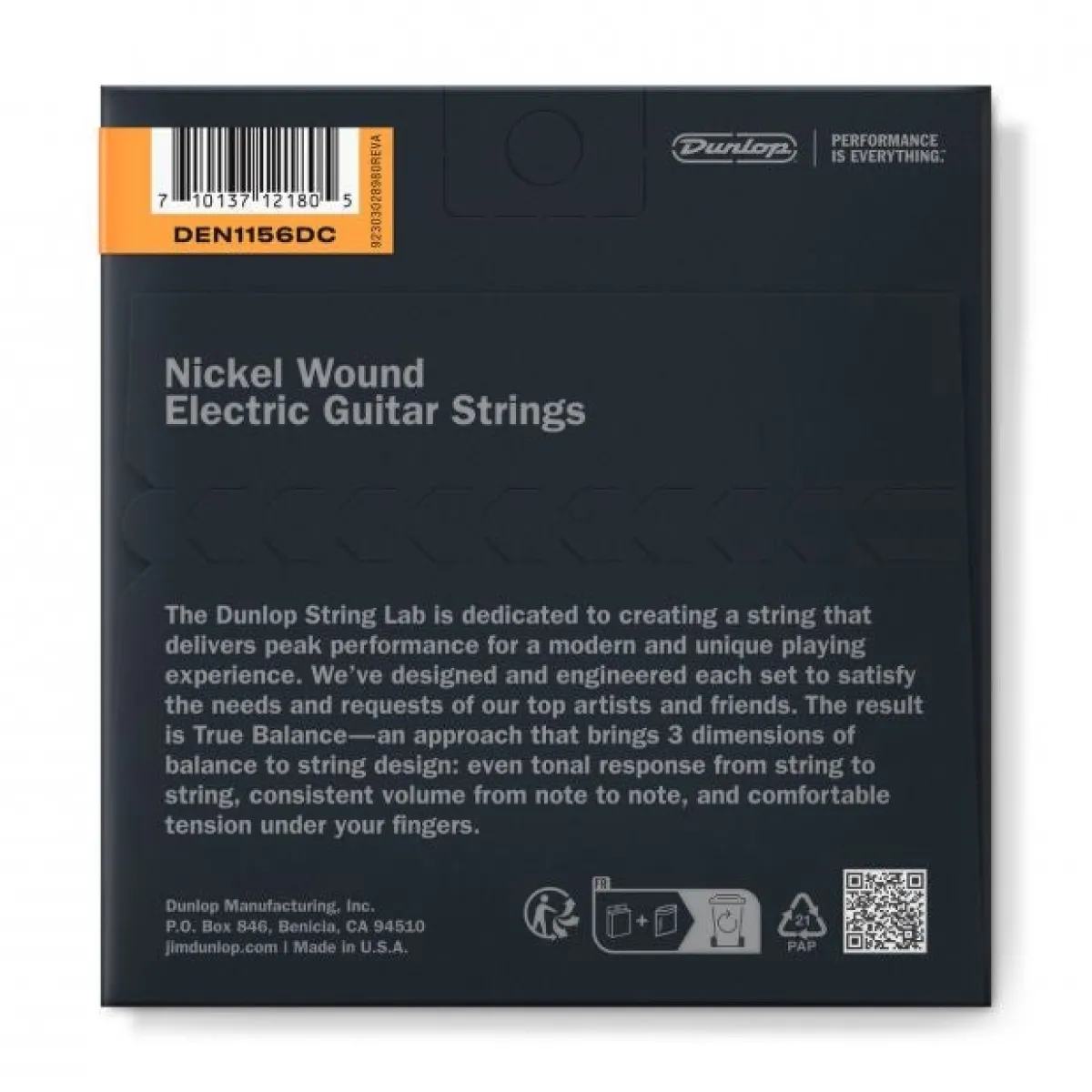 Hot Nickel Wound 11-56 - Sähkökitaran kielet Drop C Kitarankielet