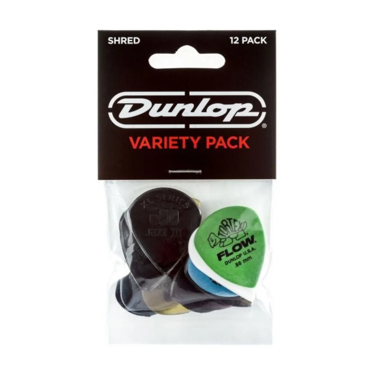New PVP118 Plektra-valikoima SHRED, 12kpl Plektrat