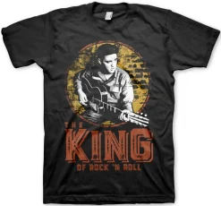 Hot Elvis Presley The King Of Rock 'n Roll - T-paita T-Paidat|Bändipaidat