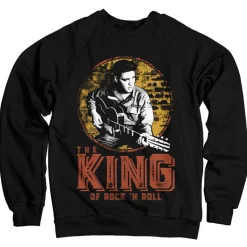 New Elvis Presley The King O Rock´n Roll - Collegepaita Pitkähihaiset|Pitkähihaiset Paidat