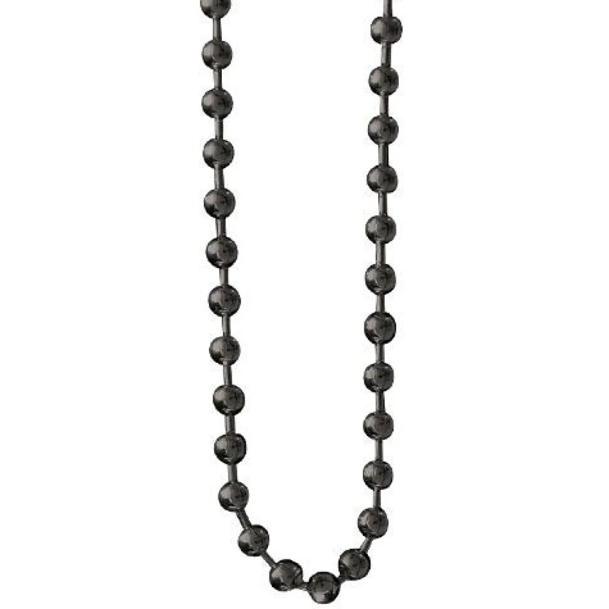 Hot Stainless steel black plated - Kaulaketju 4mm Kaulaketjut Ja -Nauhat|Bikerit