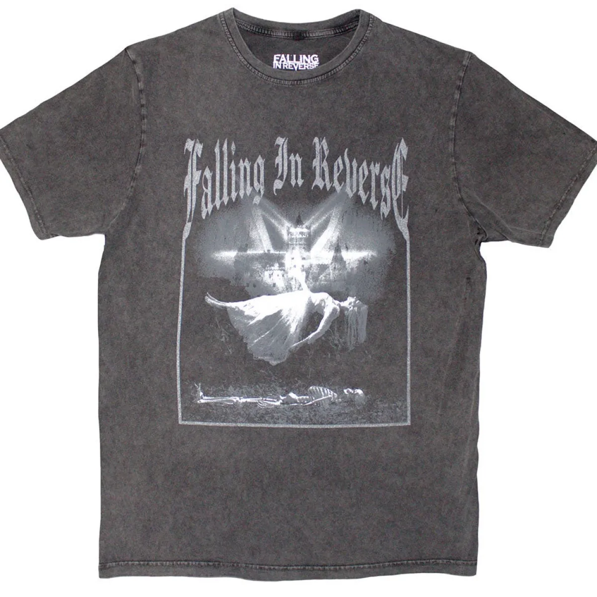 Clearance Falling In Reverse: Floating - T-paita, harmaa T-Paidat|Goottikamaa