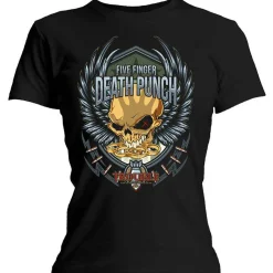 New FFDP Trouble - T-paita, ladyfit Bändipaidat|Five Finger Death Punch