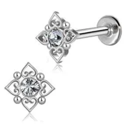 Filigraani sydämet - Lävistyskoru, labret Goottikamaa|Urban Wear Katukamaa