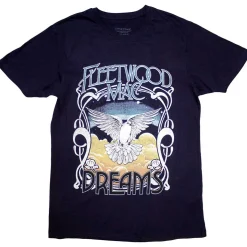 Outlet Fleetwood Mac: Dreams - T-paita, tummansininen T-Paidat|Bändipaidat