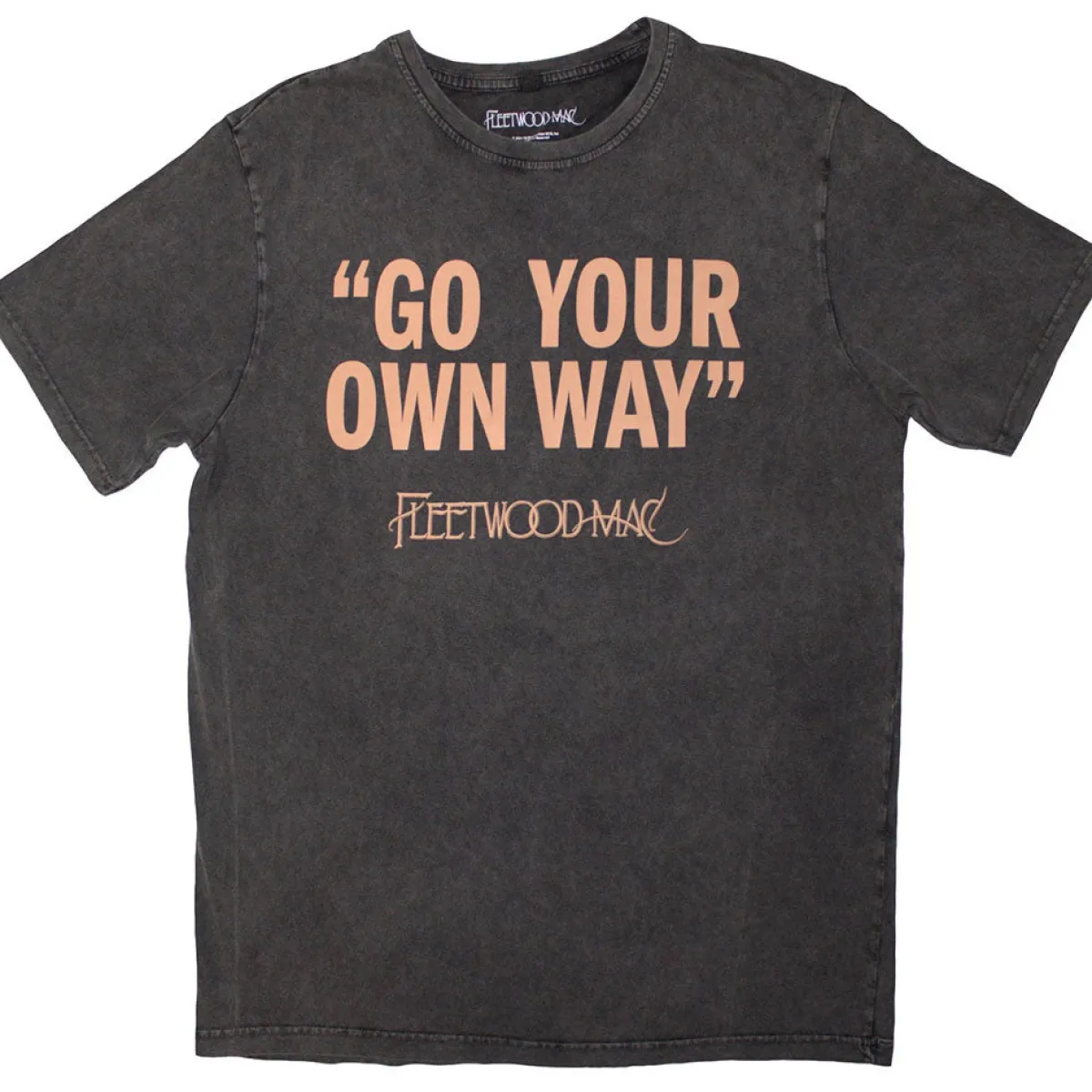 Fleetwood Mac: Go your own way - Stone wash T-paita T-Paidat|Bändipaidat