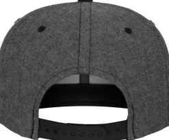 Discount Chambray-Suede snapback - Lippis, black Lippikset