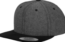 Discount Chambray-Suede snapback - Lippis, black Lippikset