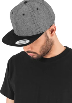 Discount Chambray-Suede snapback - Lippis, black Lippikset