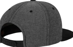 Discount Chambray-Suede snapback - Lippis, black Lippikset