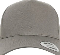 Sale 5-panel curved classic - lippis, grey Lippikset