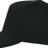 Clearance 5-panel curved classic - lippis, black Lippikset